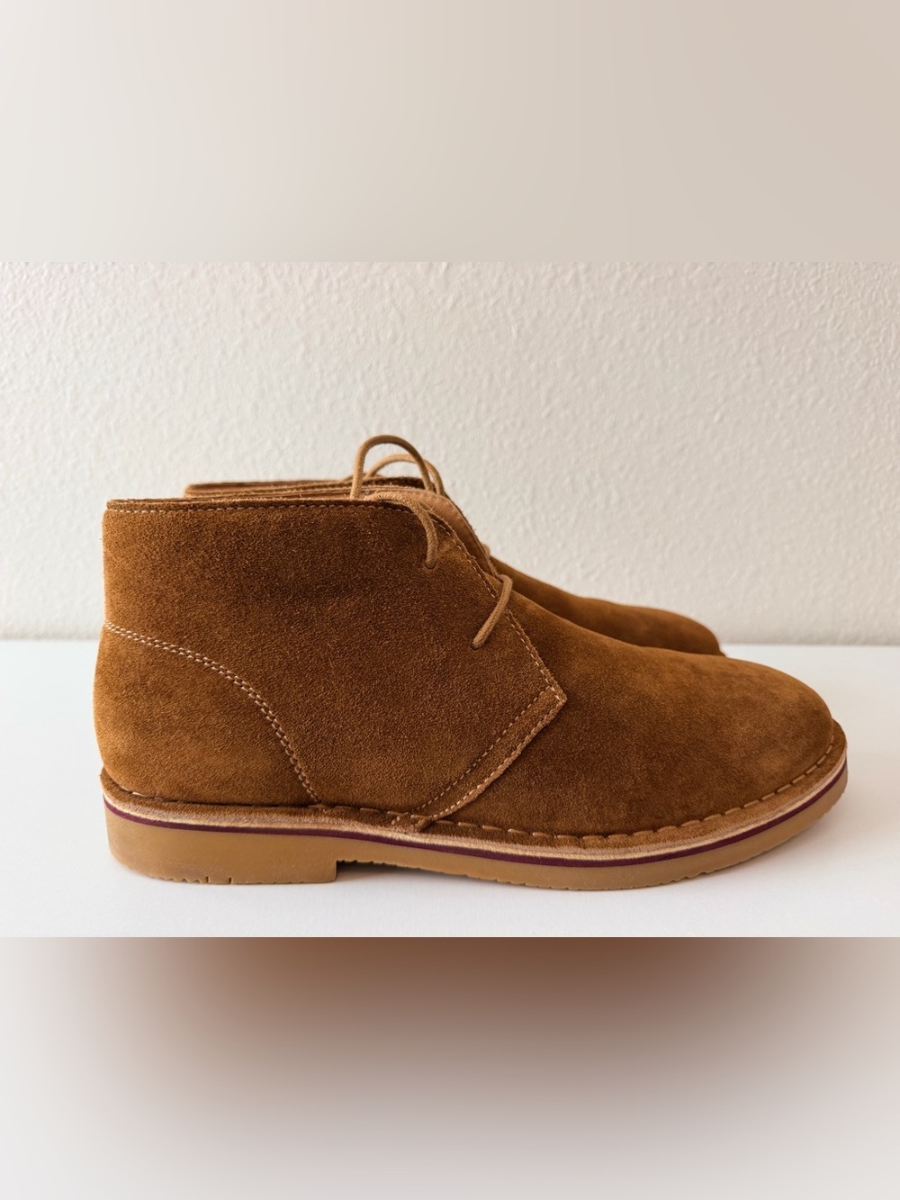 Propet Findley Men’s 11 Tan Suede Leather Chukka Desert Boots - Picture 2 of 10